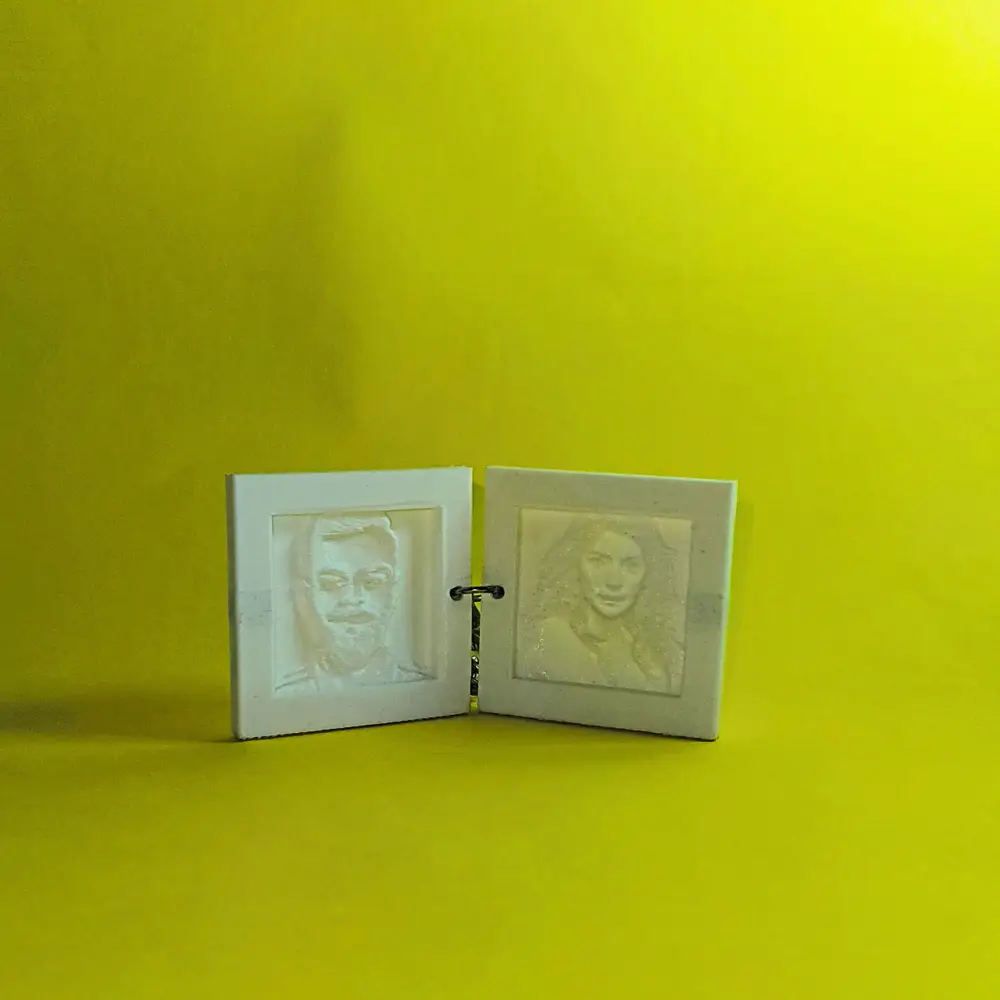 3d printed lithophane keychain customize