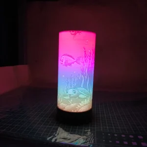 smart rgb lamp with app control | table lamp | wireless rechargeable