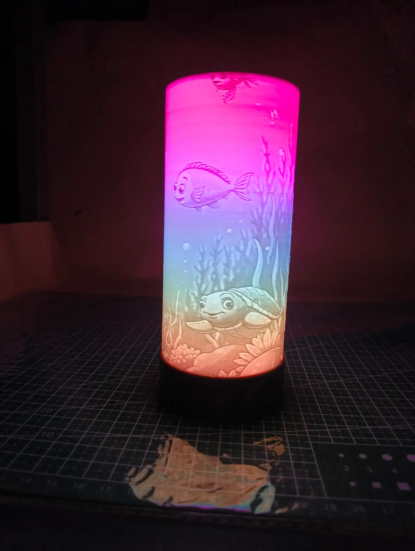 smart rgb lamp with app control | table lamp | wireless rechargeable