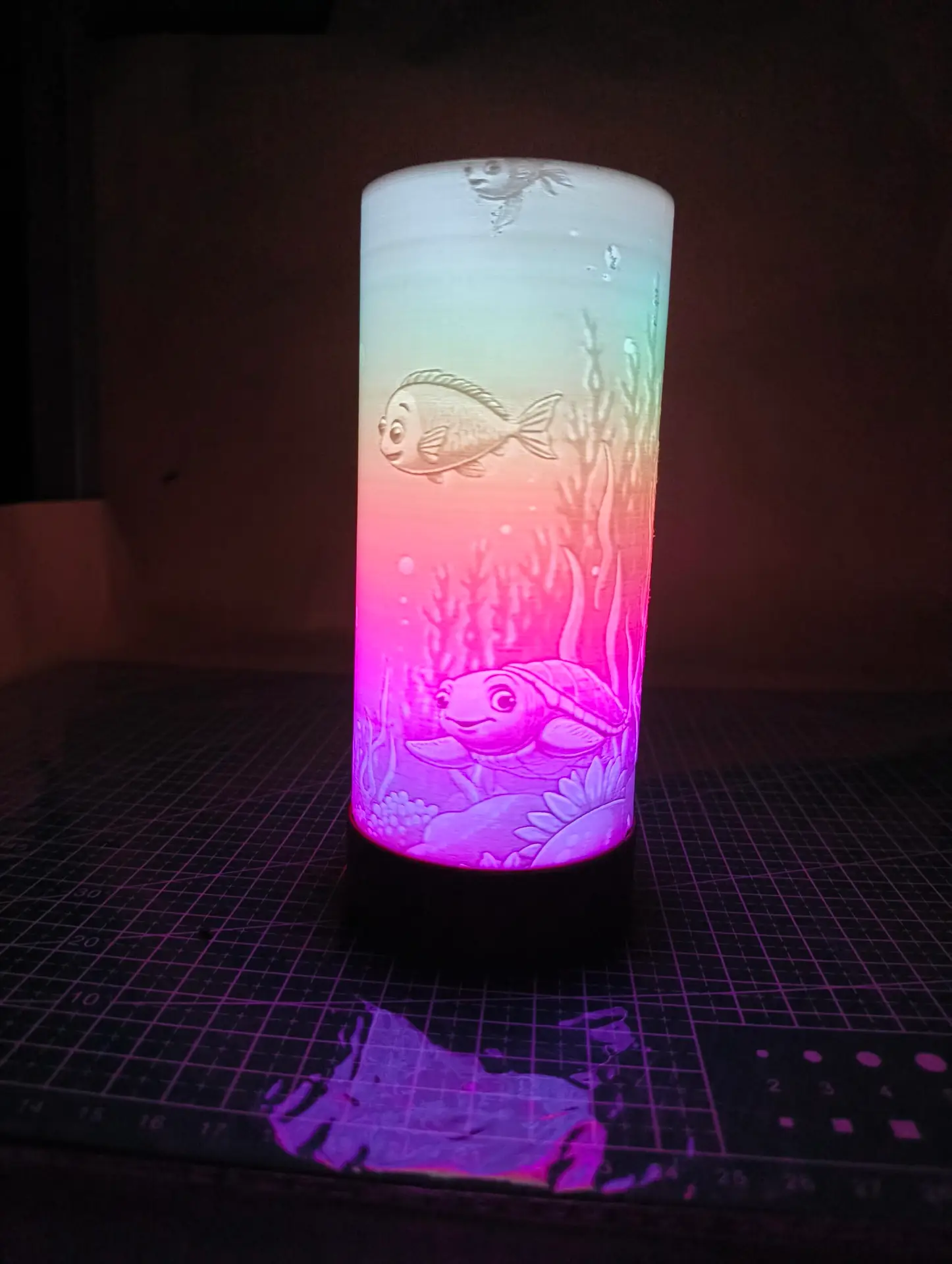 smart rgb lamp with app control | table lamp | wireless rechargeable