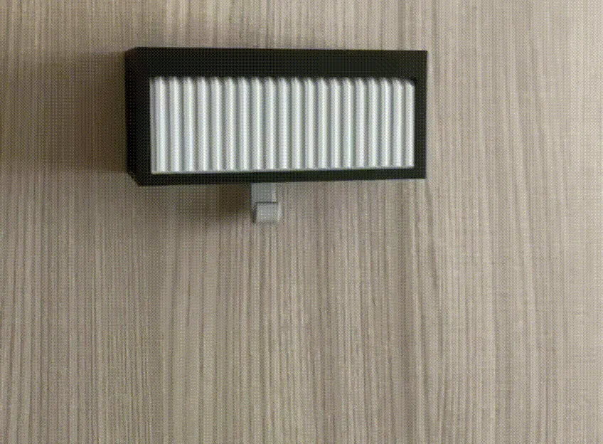 garage key holder with auto shutter (car not included)