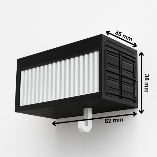 garage key holder with auto shutter (car not included)