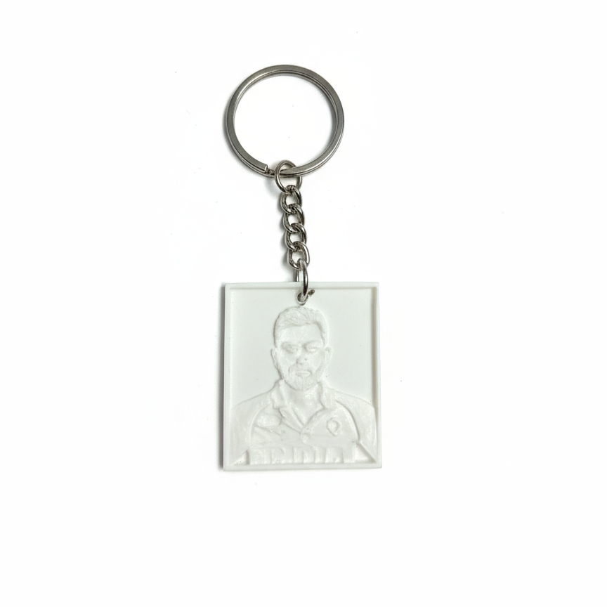 3d printed lithophane keychain – custom photo keychain gift