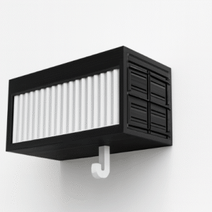 garage key holder with auto shutter (car not included)