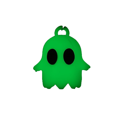 glow in the dark ghost keychain